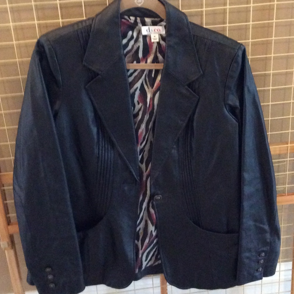 Denim & Co Leather Jacket